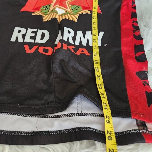 World Jerseys Red‎ Army Vodka Cycling Jersey Size M Short Sleeves Flaw - Picture 4 of 9